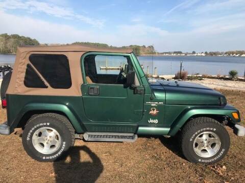 2001 Jeep Wrangler for sale at J Wilgus Cars in Selbyville DE