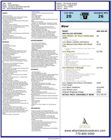 2018 Mercedes-Benz E-Class E 400