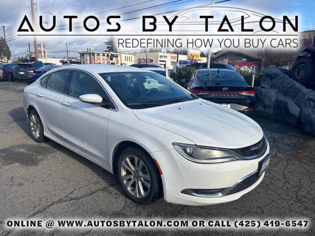 2015 Chrysler 200 for sale at Autos by Talon in Seattle, WA