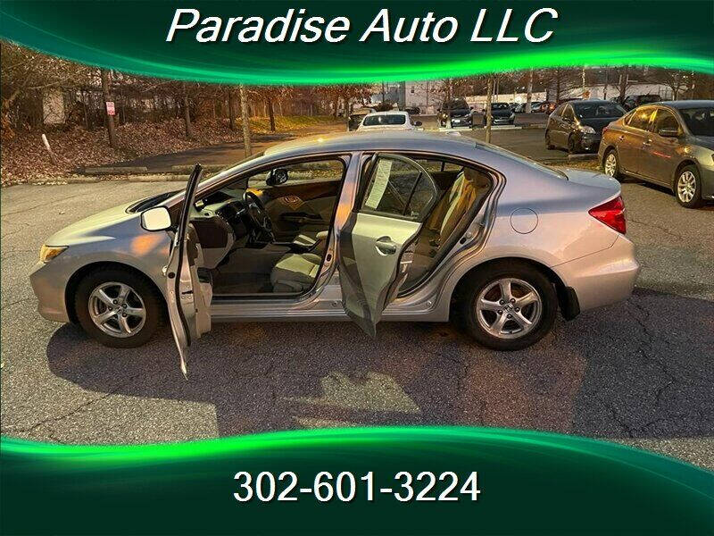 2012 Honda Civic for sale at Paradise Auto in Wilmington, DE