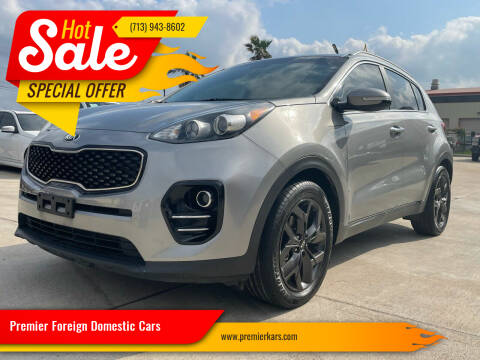 2019 Kia Sportage for sale at Premier Foreign Domestic Cars in Houston TX