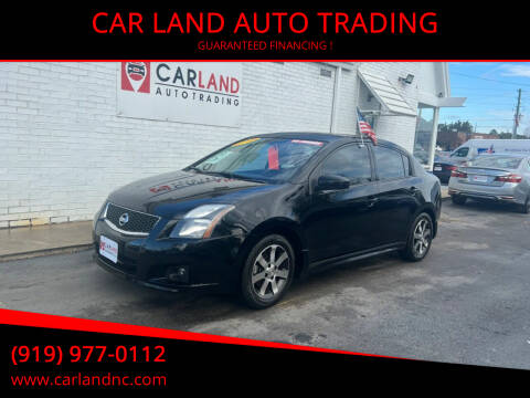 2012 Nissan Sentra for sale at CAR LAND  AUTO TRADING in Raleigh NC