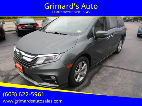 2018 Honda Odyssey for sale at Grimard's Auto in Hooksett NH