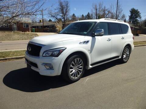 2015 Infiniti QX80 for sale at CAR CONNECTION INC in Denver CO
