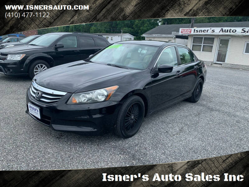 2012 Honda Accord for sale at Isner's Auto Sales Inc in Dundalk MD