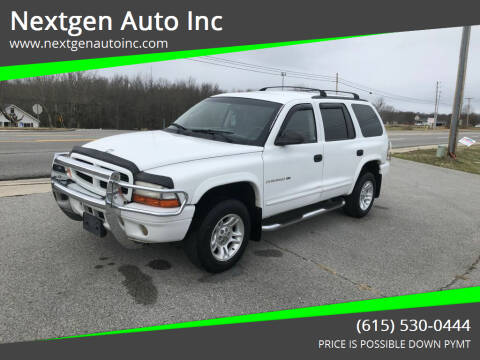 2001 Dodge Durango for sale at Nextgen Auto Inc in Smithville TN