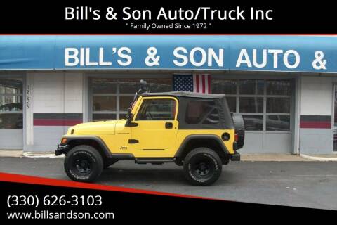 2000 Jeep Wrangler for sale at Bill's & Son Auto/Truck Inc in Ravenna OH