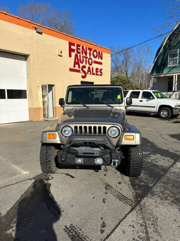 2003 Jeep Wrangler for sale at FENTON AUTO SALES in Westfield MA