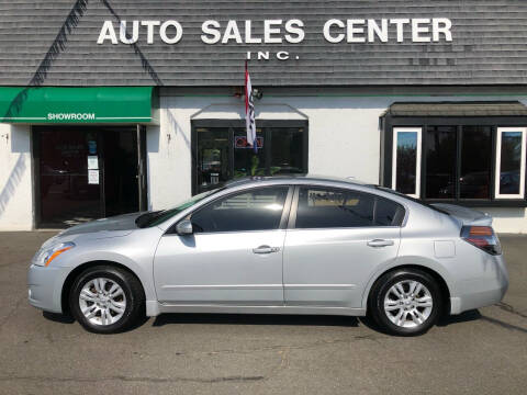 2012 Nissan Altima for sale at Auto Sales Center Inc in Holyoke MA