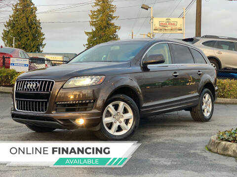 2013 Audi Q7 for sale at Real Deal Cars in Everett WA