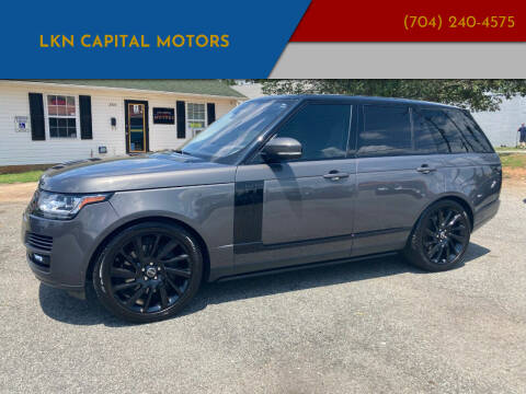 2016 Land Rover Range Rover for sale at LKN Capital Motors in Lincolnton NC