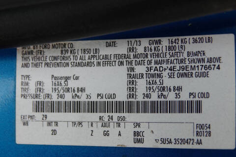 2014 Ford Fiesta SE