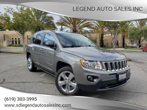 2012 Jeep Compass for sale at Legend Auto Sales Inc in Lemon Grove CA