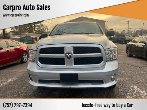 2019 RAM 1500 Classic for sale at Carpro Auto Sales in Chesapeake VA