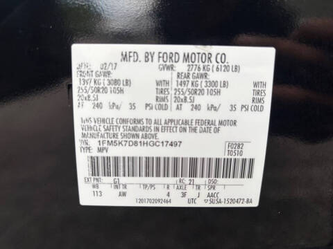 2017 Ford Explorer XLT