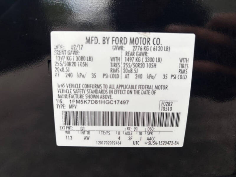 2017 Ford Explorer XLT