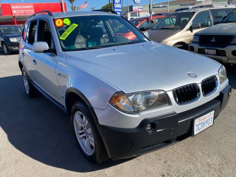 2004 BMW X3 for sale at North County Auto in Oceanside CA