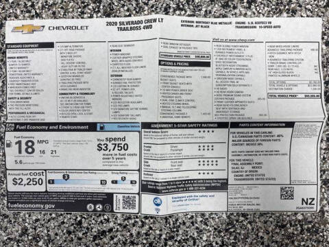 2020 Chevrolet Silverado 1500