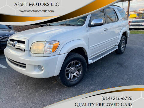 2007 Toyota Sequoia for sale at ASSET MOTORS LLC in Westerville OH