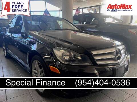 2013 Mercedes-Benz C-Class for sale at Auto Max in Hollywood FL