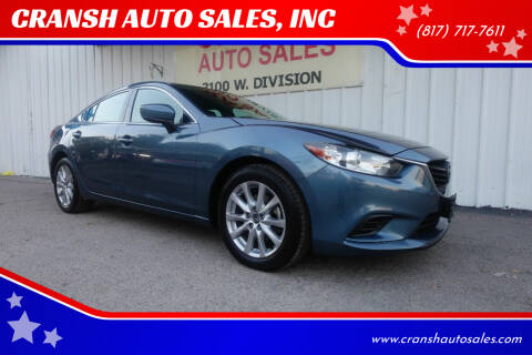 2017 Mazda MAZDA6 for sale at CRANSH AUTO SALES, INC in Arlington TX
