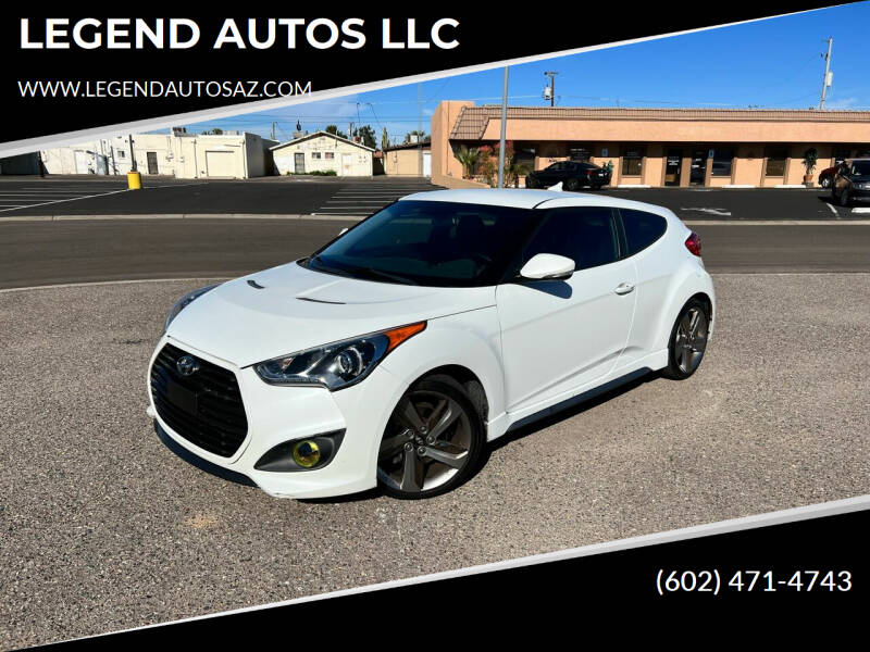 2013 Hyundai Veloster for sale at LEGEND AUTOS LLC in Youngtown AZ
