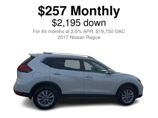 2017 Nissan Rogue for sale at L&T Auto Sales in Three Rivers MI