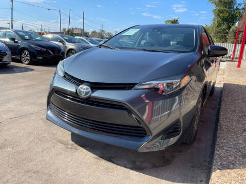 2019 Toyota Corolla for sale at Sam's Auto Sales in Houston TX