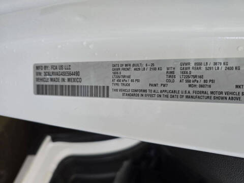 2025 RAM ProMaster