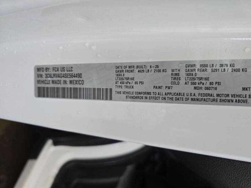 2025 RAM ProMaster