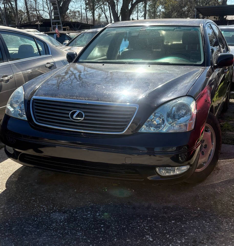 Black 2002 Lexus LS 430 Base 4dr Sedan 1