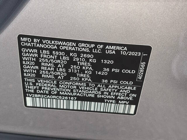 2024 Volkswagen Atlas 29