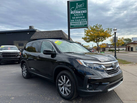 2021 Honda Pilot for sale at Jon's Auto in Marquette MI