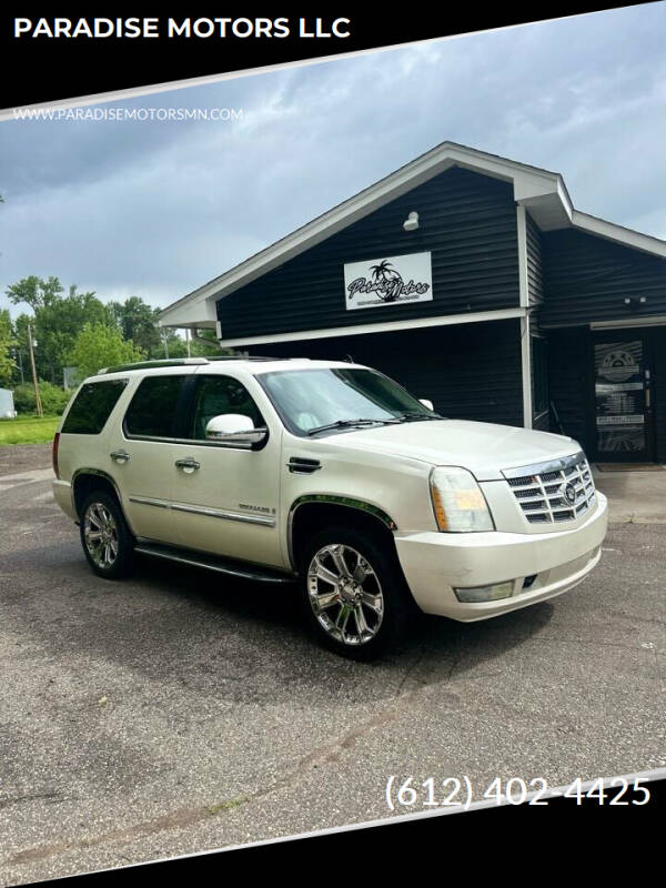 2007 Cadillac Escalade for sale at PARADISE MOTORS LLC in Cambridge MN