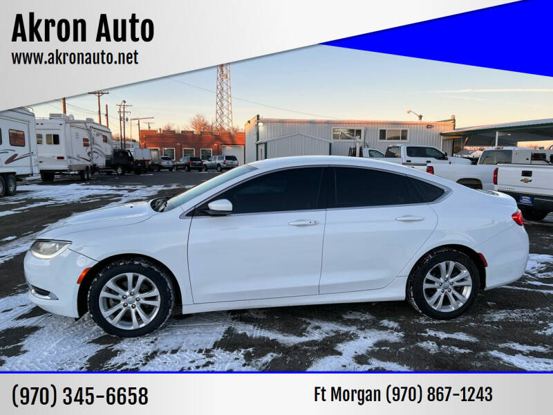 2015 Chrysler 200 for sale at Akron Auto in Akron CO