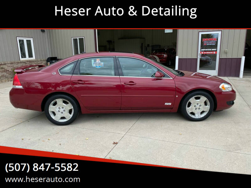 2006 Chevrolet Impala for sale at Heser Auto & Detailing in Jackson MN