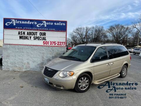 2006 Chrysler Town and Country for sale at Alexander's Auto Sales in North Little Rock AR