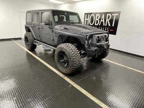 2017 Jeep Wrangler Unlimited for sale at Hobart Auto Sales in Hobart IN