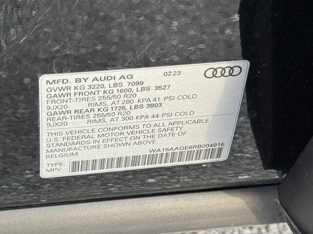 2024 Audi Q8 e-tron quattro Premium Plus