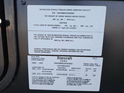 2018 Starcraft Marine SOLSTICE