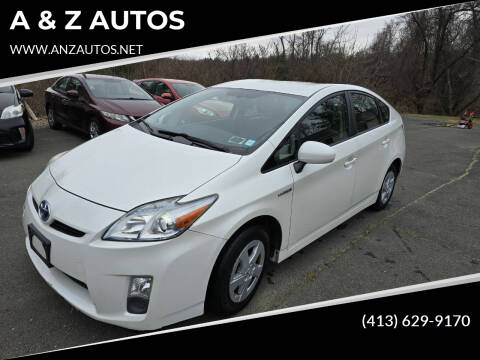 2010 Toyota Prius for sale at A & Z AUTOS in Westfield MA