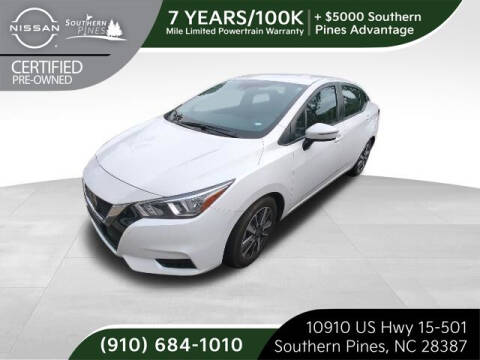 2021 Nissan Versa for sale at PHIL SMITH AUTOMOTIVE GROUP - Pinehurst Nissan Kia in Southern Pines NC