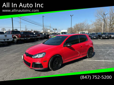 2012 Volkswagen Golf R for sale at All In Auto Inc in Palatine IL