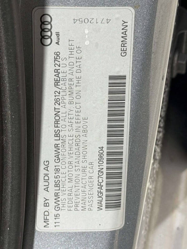 2016 Audi A6 2.0T quattro Premium Plus