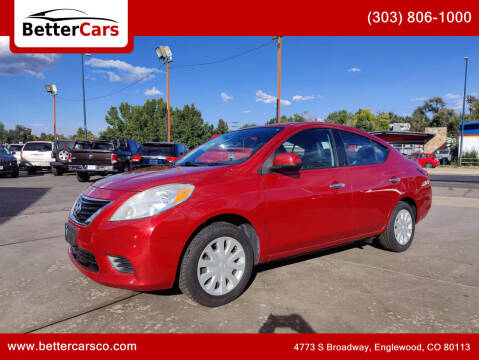 2014 Nissan Versa for sale at Better Cars in Englewood CO