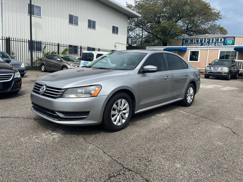 2012 Volkswagen Passat for sale at CERTIFIED AUTO GROUP in Houston TX