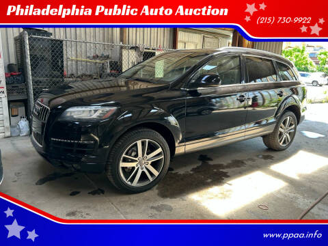 2013 Audi Q7 for sale at Philadelphia Public Auto Auction in Philadelphia PA