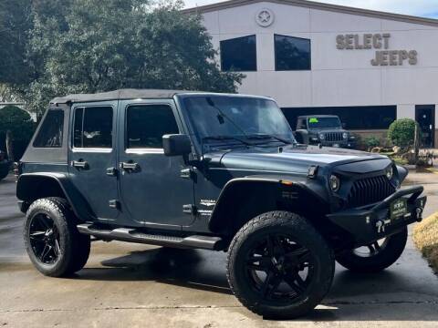 2007 Jeep Wrangler Unlimited for sale at SELECT JEEPS INC in League City TX