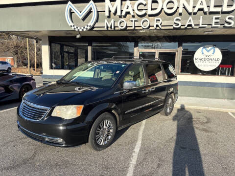 2015 Chrysler Town and Country for sale at MacDonald Motor Sales in High Point NC