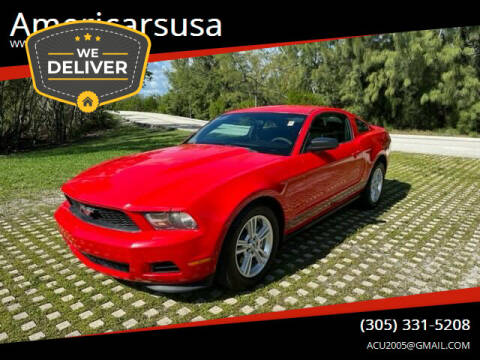 2012 Ford Mustang for sale at Americarsusa in Hollywood FL